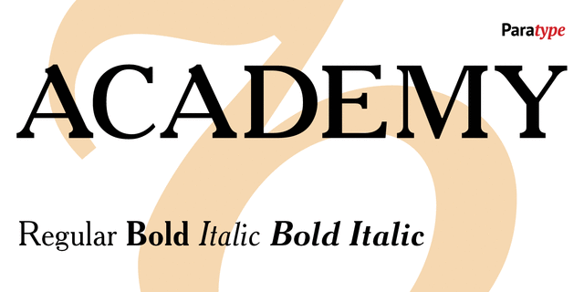 Fuente Academy Serif