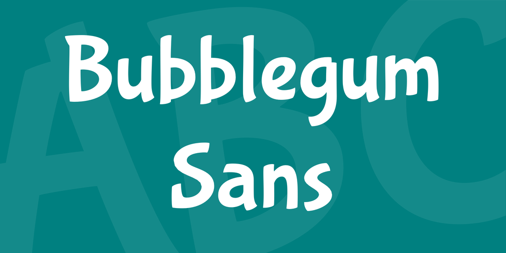 Fuente Bubblegum Sans