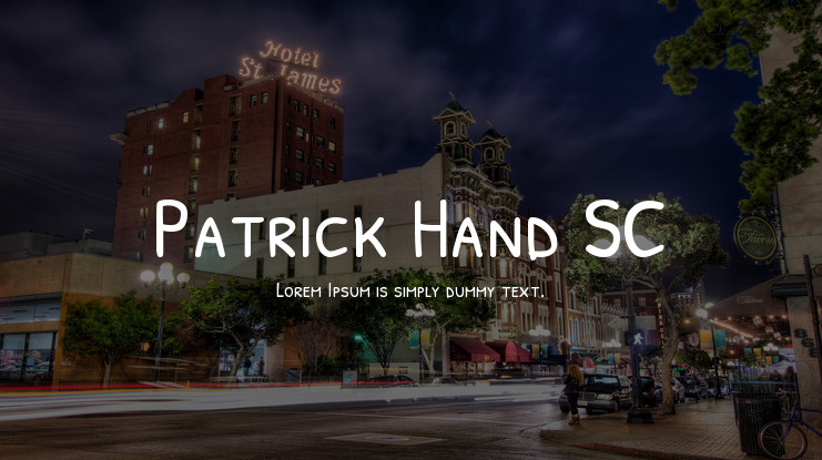 Fuente Patrick Hand SC