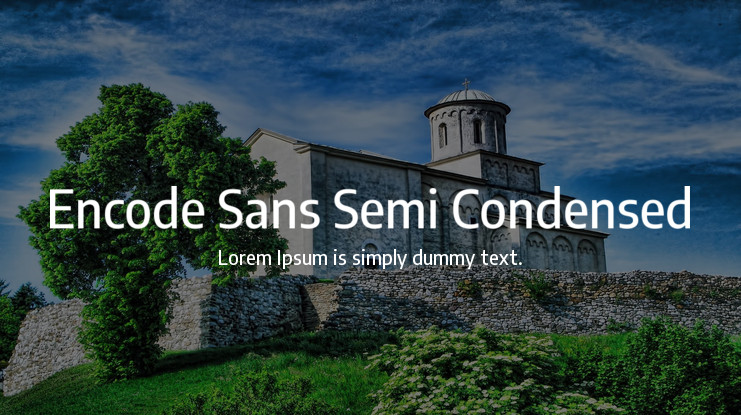 Fuente Encode Sans Semi Condensed