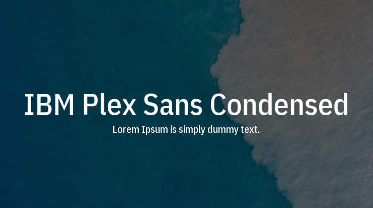 Fuente IBM Plex Sans Condensed