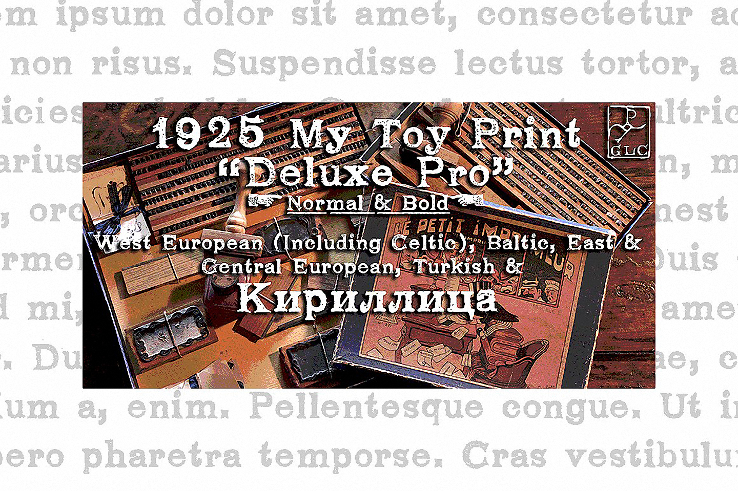 Fuente 1925 My Toy Print Deluxe Pro