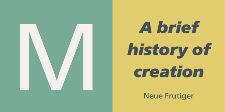 Fuente Neue Frutiger