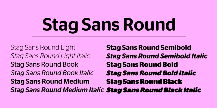 Fuente Stag Sans