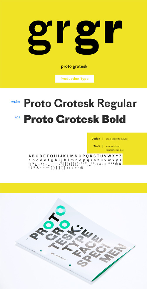 Fuente Proto Grotesk