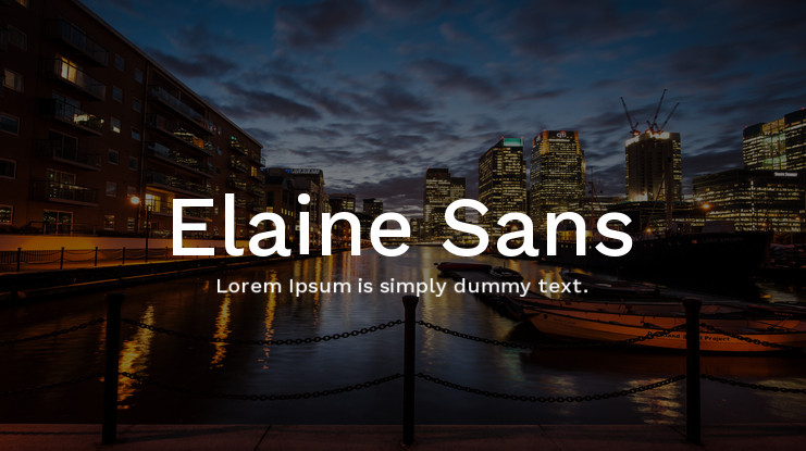 Fuente Elaine Sans