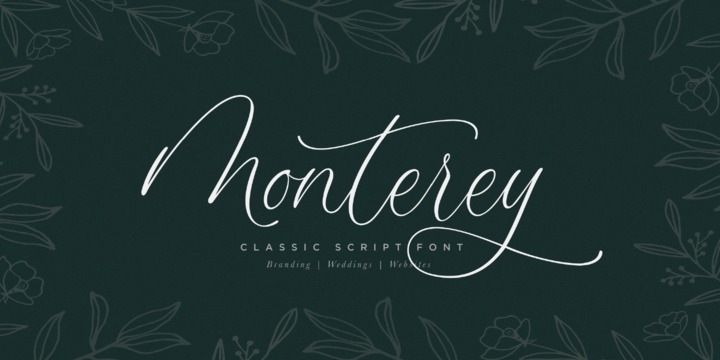 Fuente Monterey Script