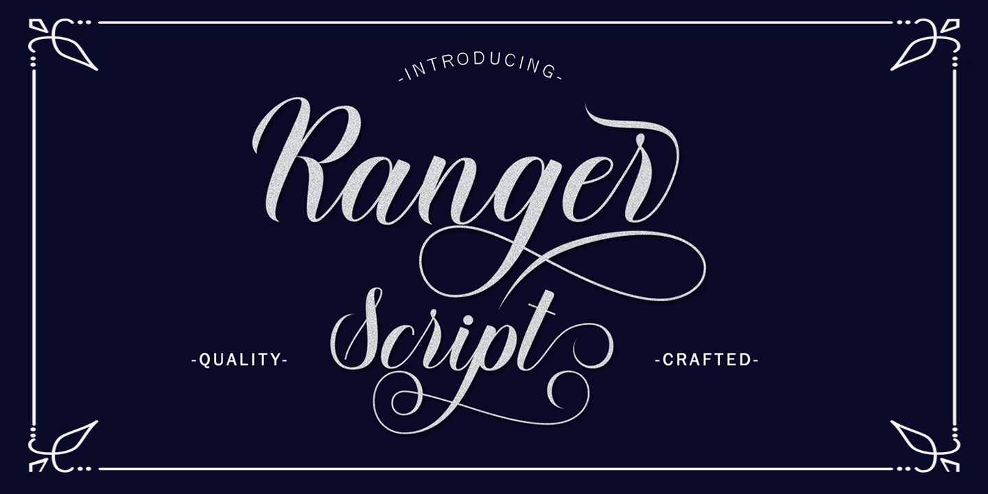 Fuente Ranger Script