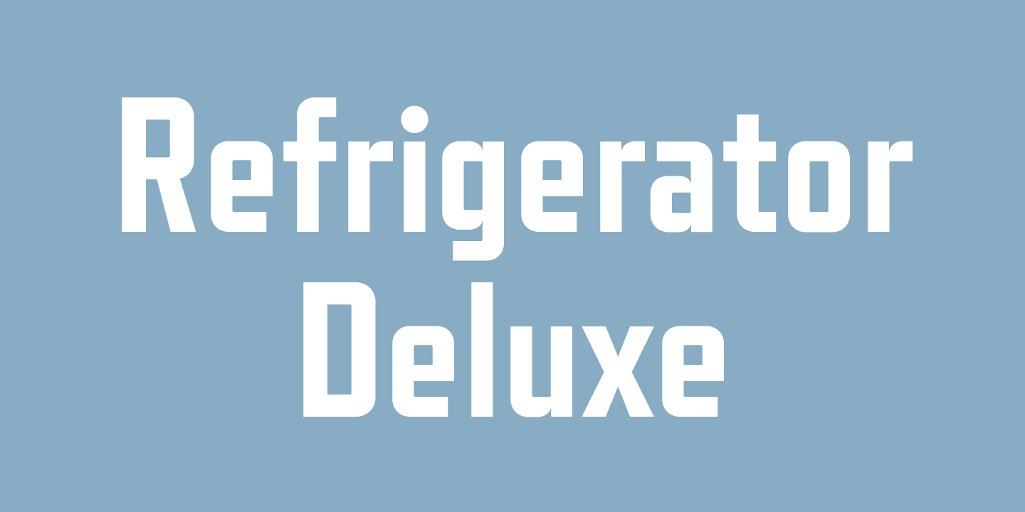 Fuente Refrigerator Deluxe