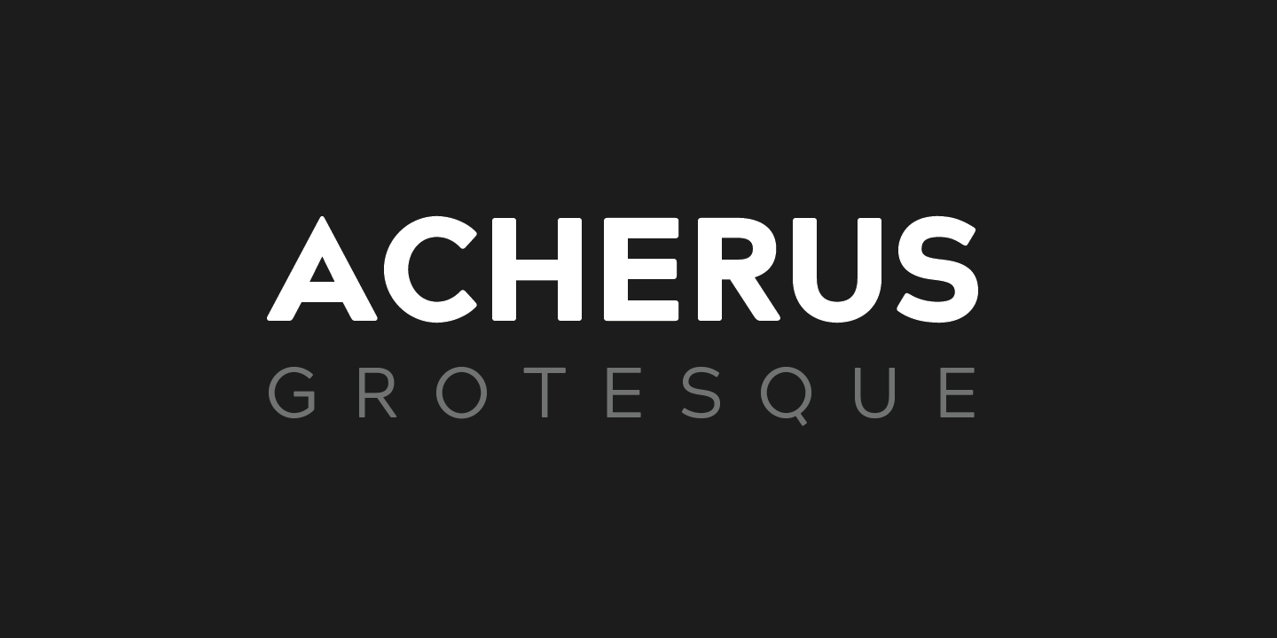 Fuente Acherus Grotesque