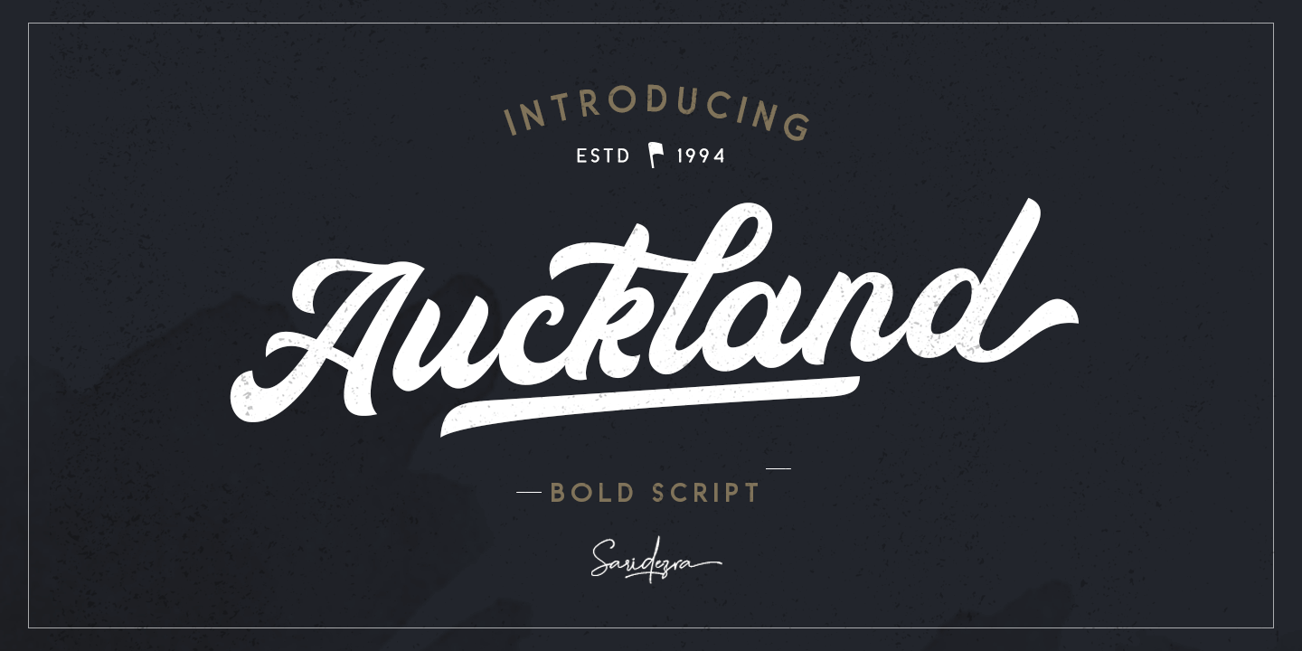 Fuente Auckland Script