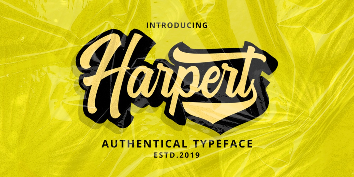 Fuente Harpert Script