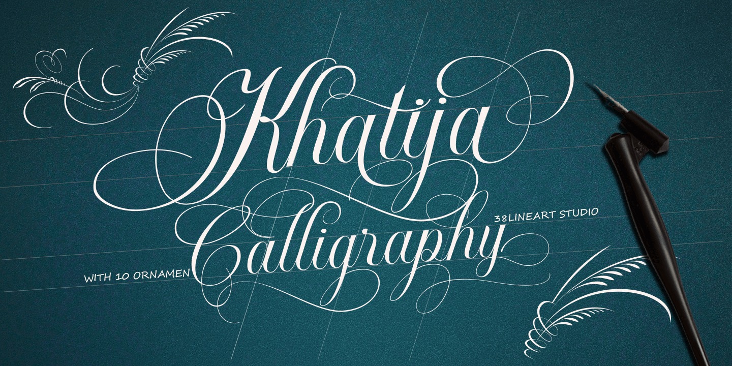 Fuente Khatija Calligraphy