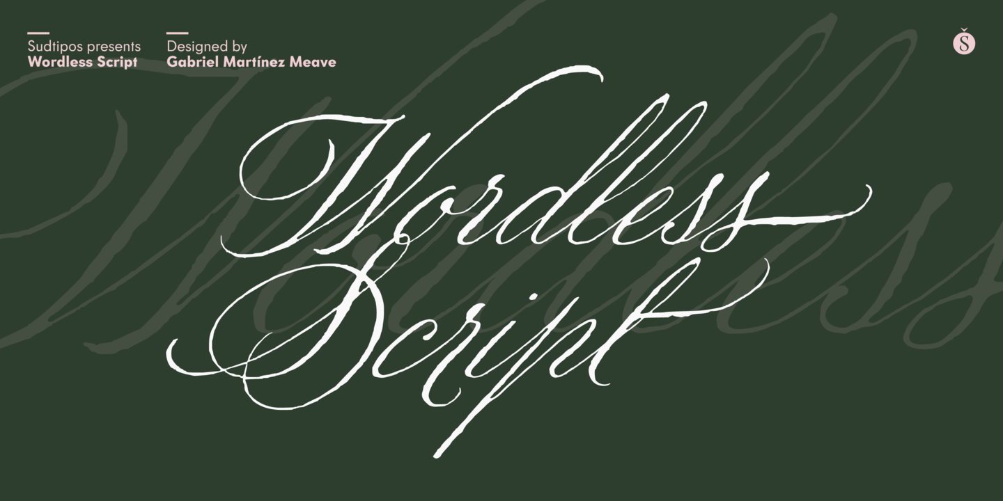 Fuente Wordless Script