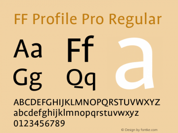 Fuente Profile Pro