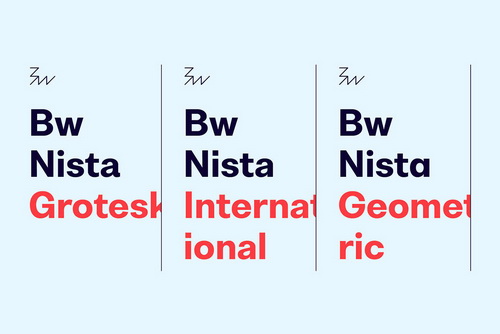 Fuente Bw Nista Grotesk