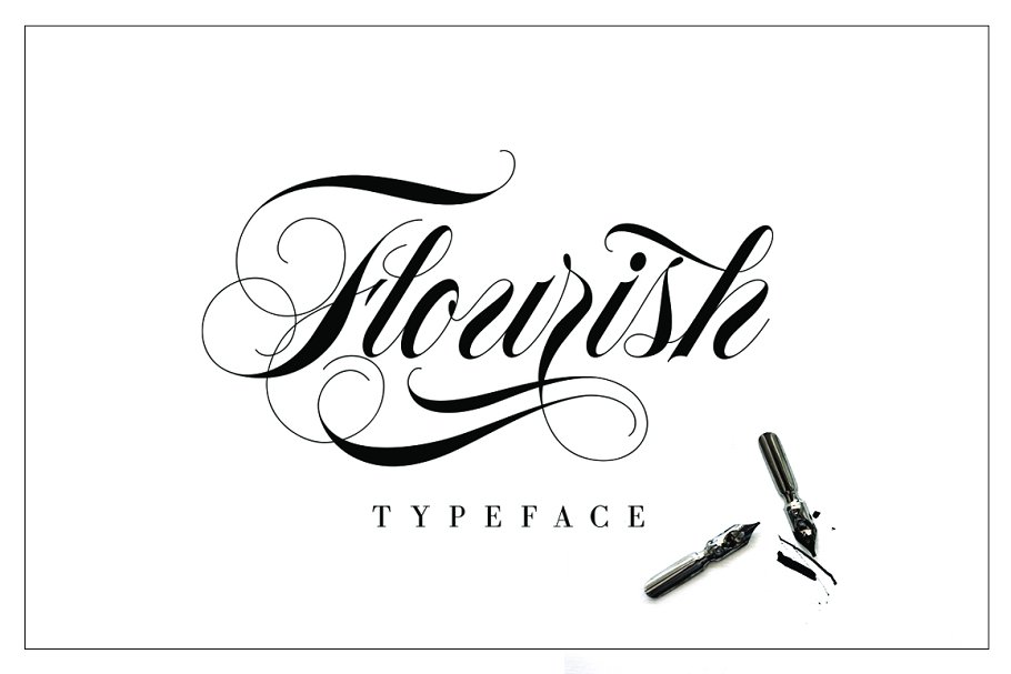 Fuente Flourish Script