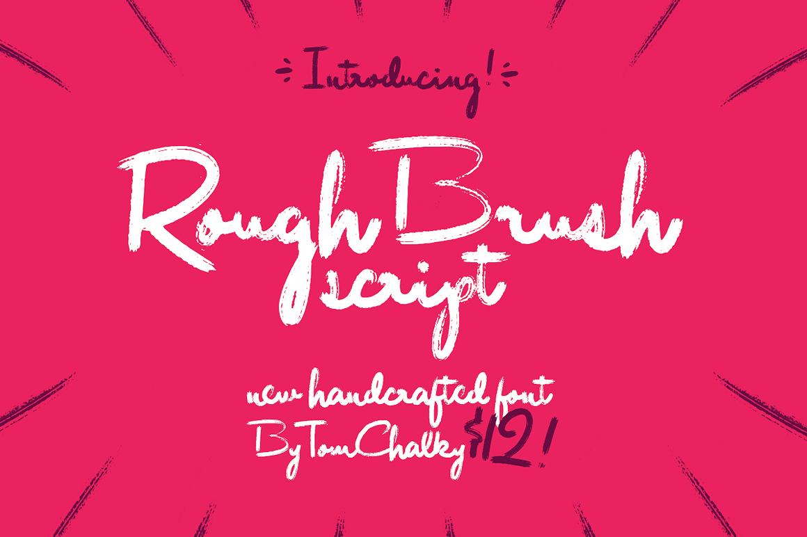 Fuente Rough Br Script