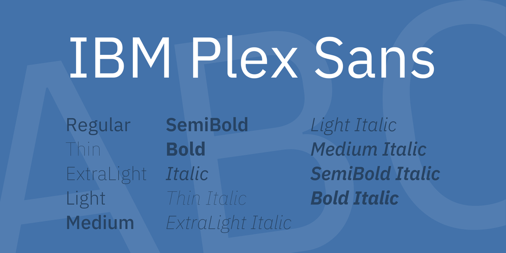 Fuente IBM Plex Sans KR