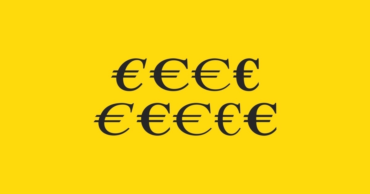 Fuente Euro Serif