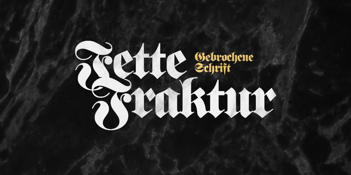 Fuente Fette Fraktur