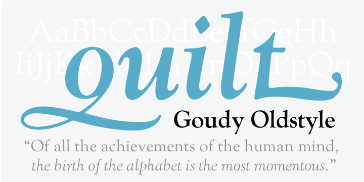 Fuente Goudy Oldstyle