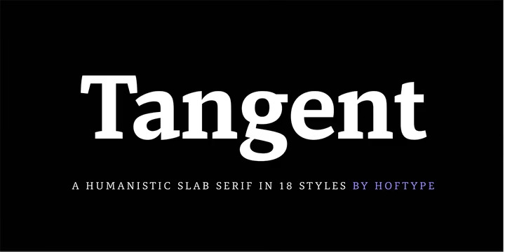 Fuente Tangient Serif