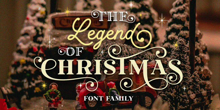 Fuente Legend Of Christmas