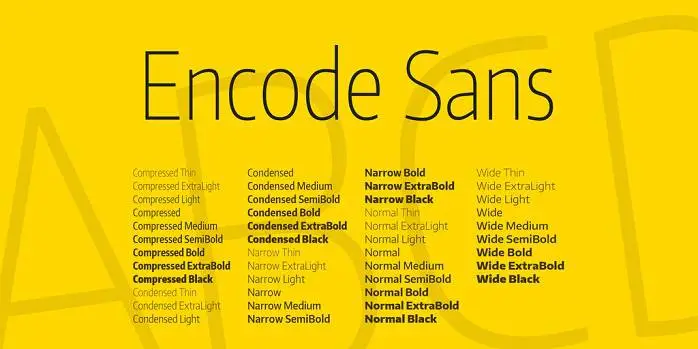 Fuente Encode Sans SC