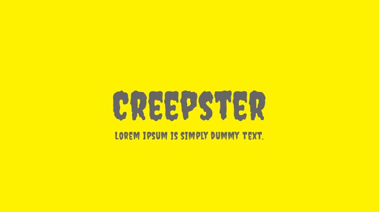 Fuente Creepster