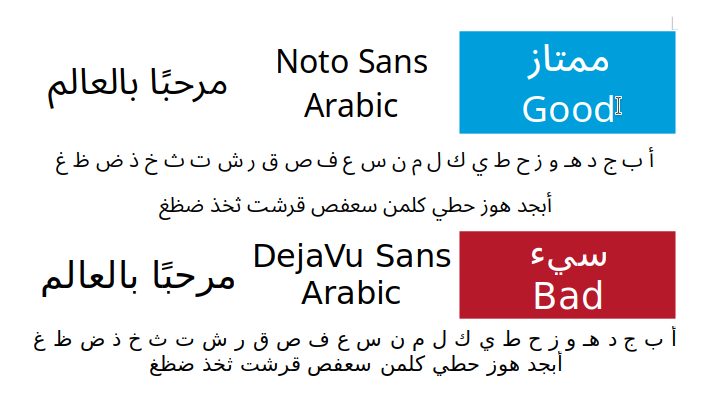 Fuente Noto Sans Arabic