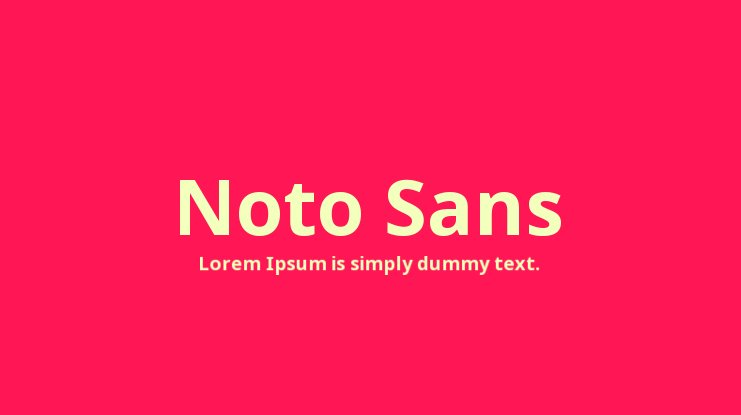 Fuente Noto Sans Display