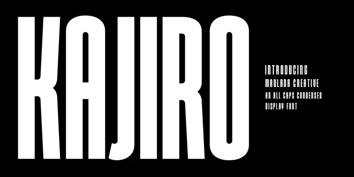 Fuente Kajiro Sans Condensed