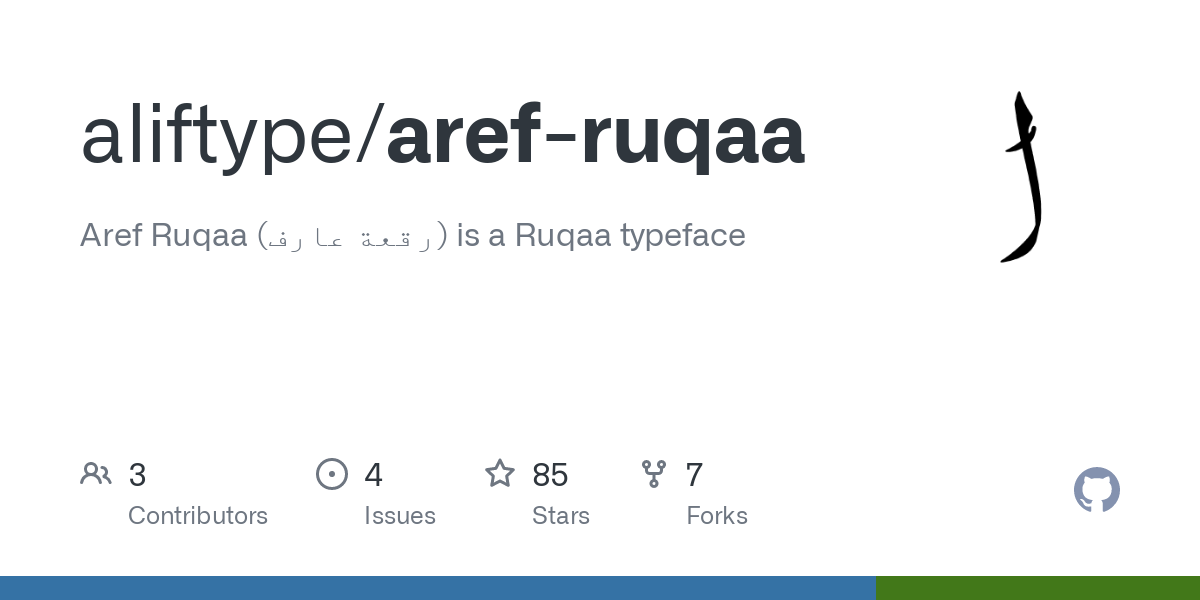 Fuente Aref Ruqaa Ink