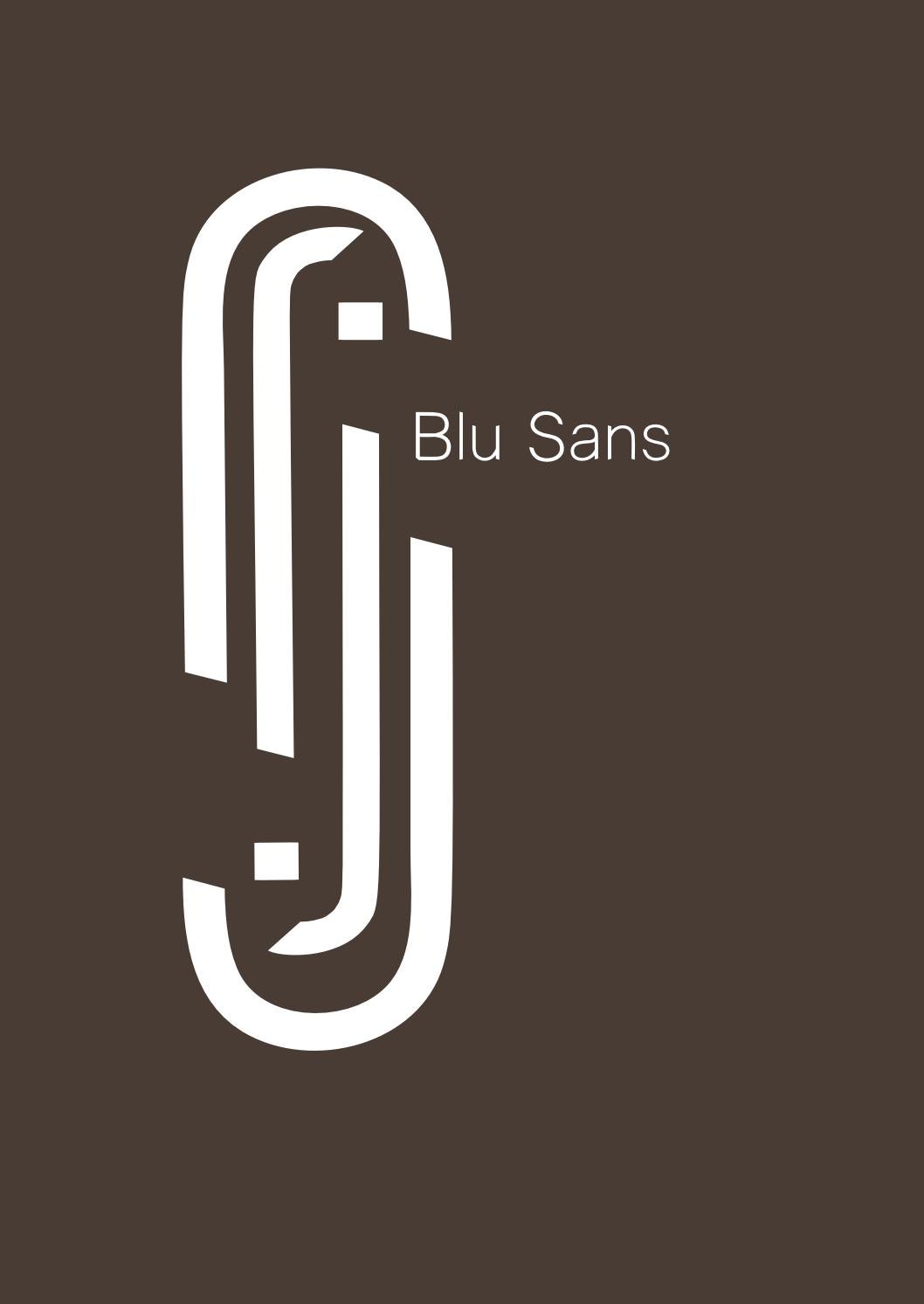 Fuente Blu Sans