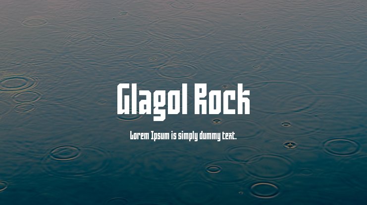 Fuente Glagol Rock