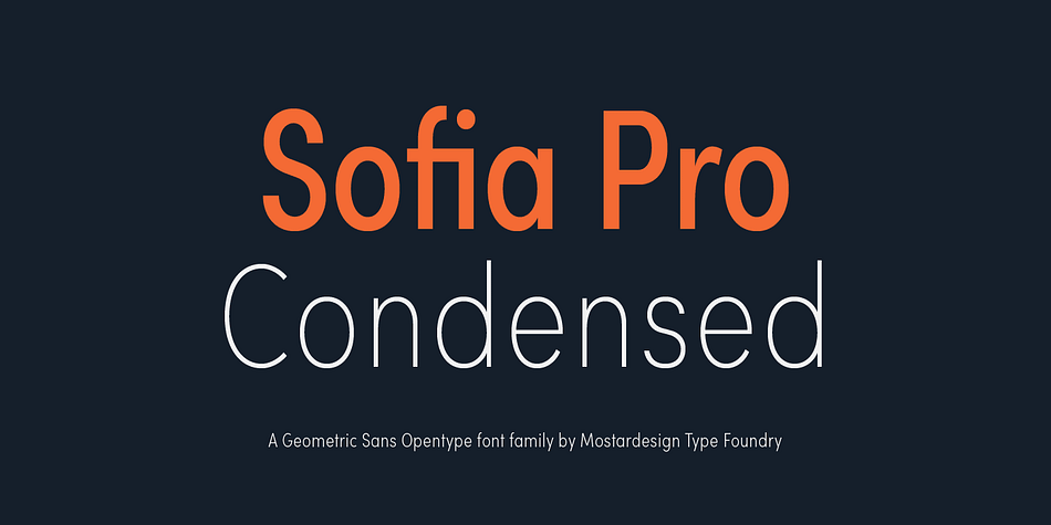 Fuente Sofia Sans Condensed