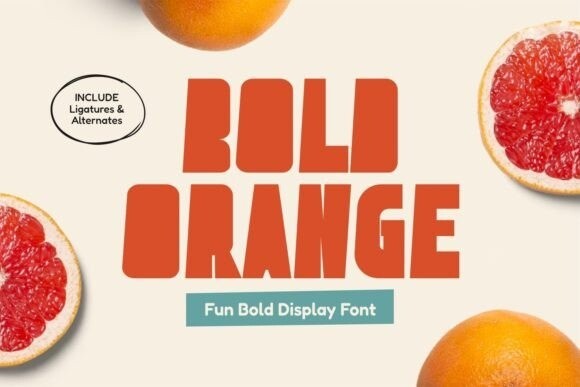 Fuente Bold Orange