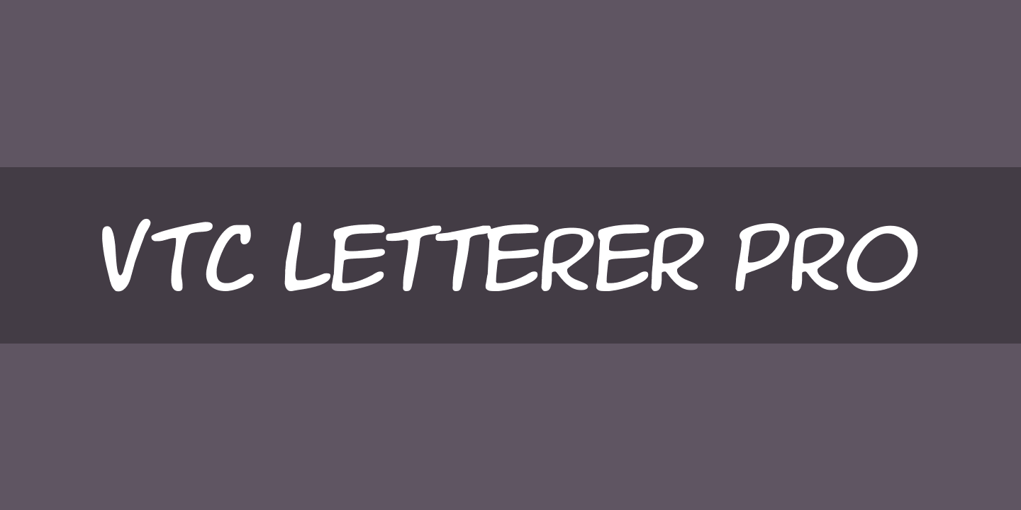 Fuente VTC Letterer Pro