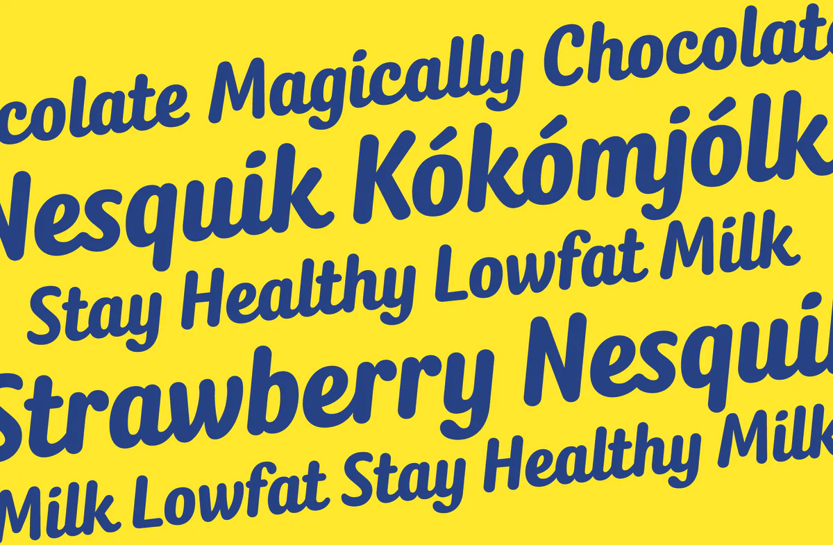 Fuente Nesquik Script