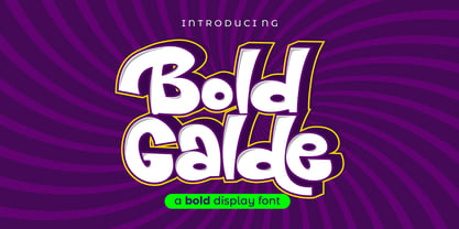 Fuente Bold Galde