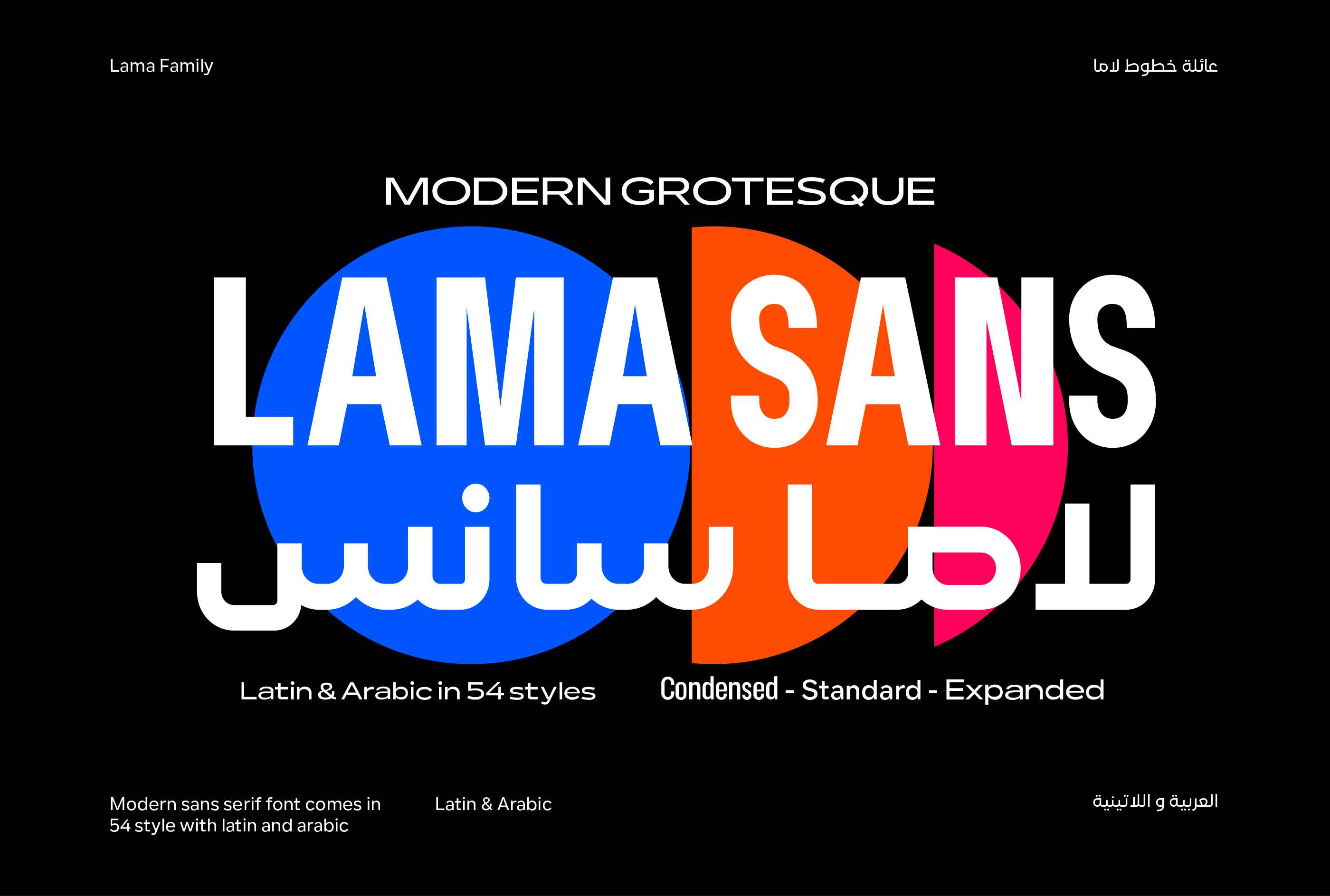 Fuente Lama Sans Expanded