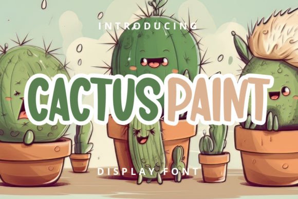 Fuente Cactus Paint