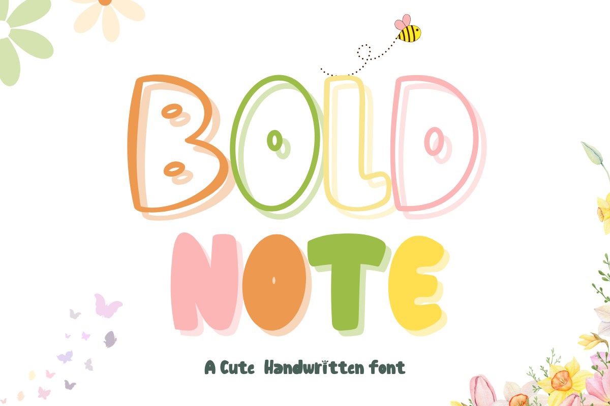 Fuente Bold Note