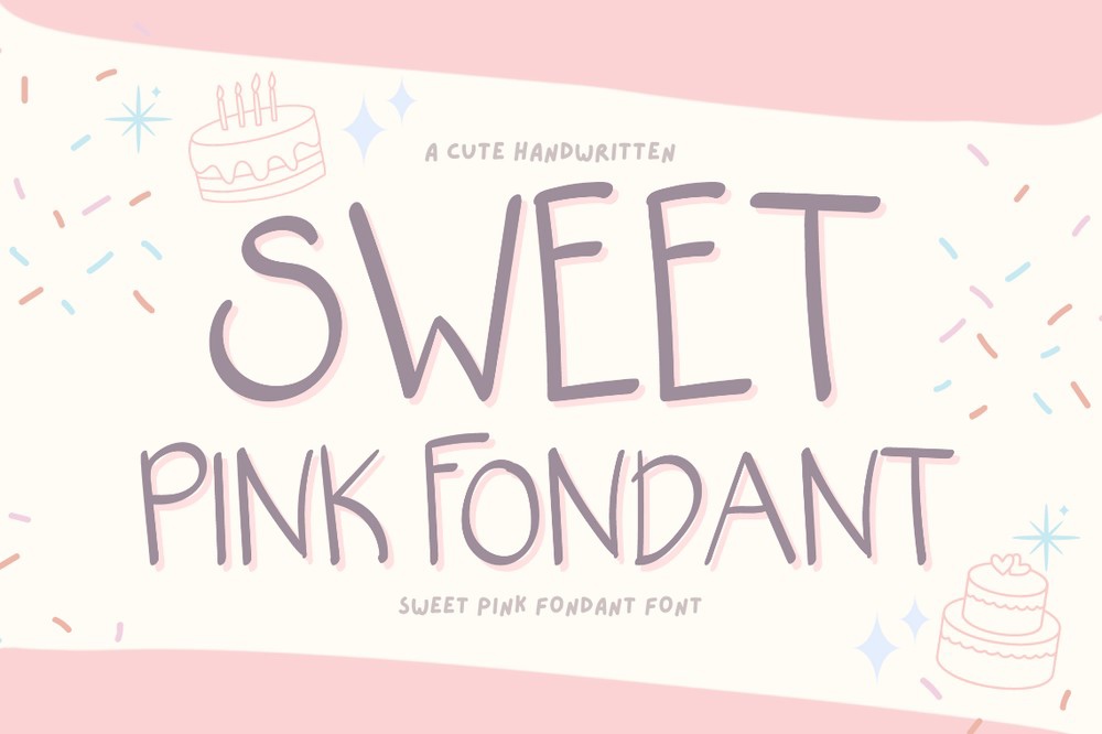 Fuente Sweet Pink Fondant