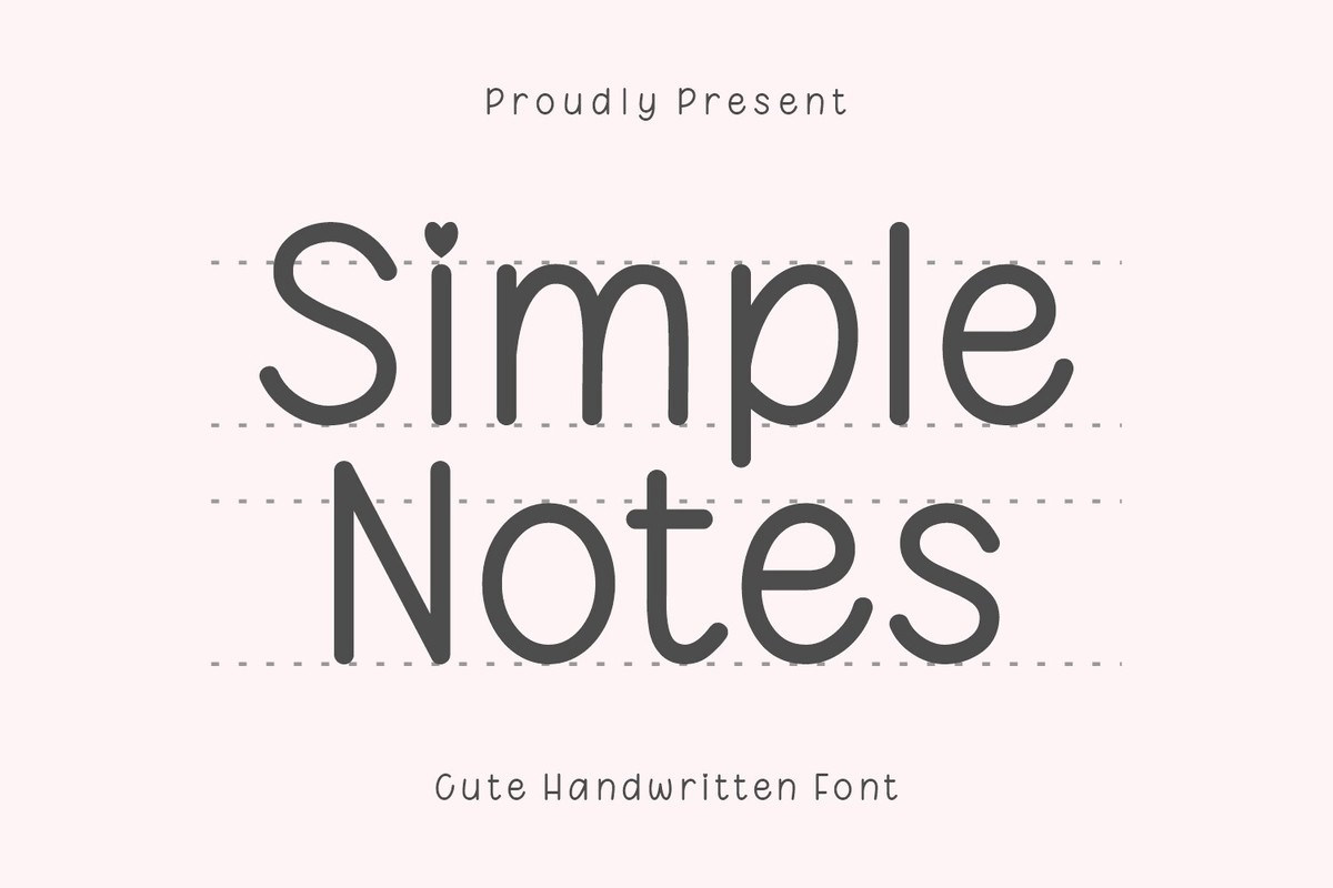 Fuente Simple Notes