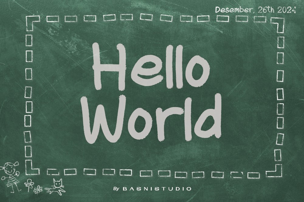 Fuente Hello World