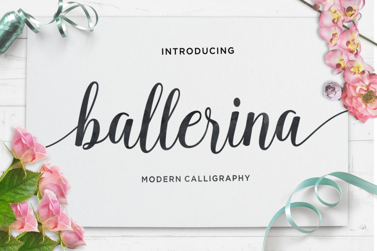 Fuente Ballerina Script