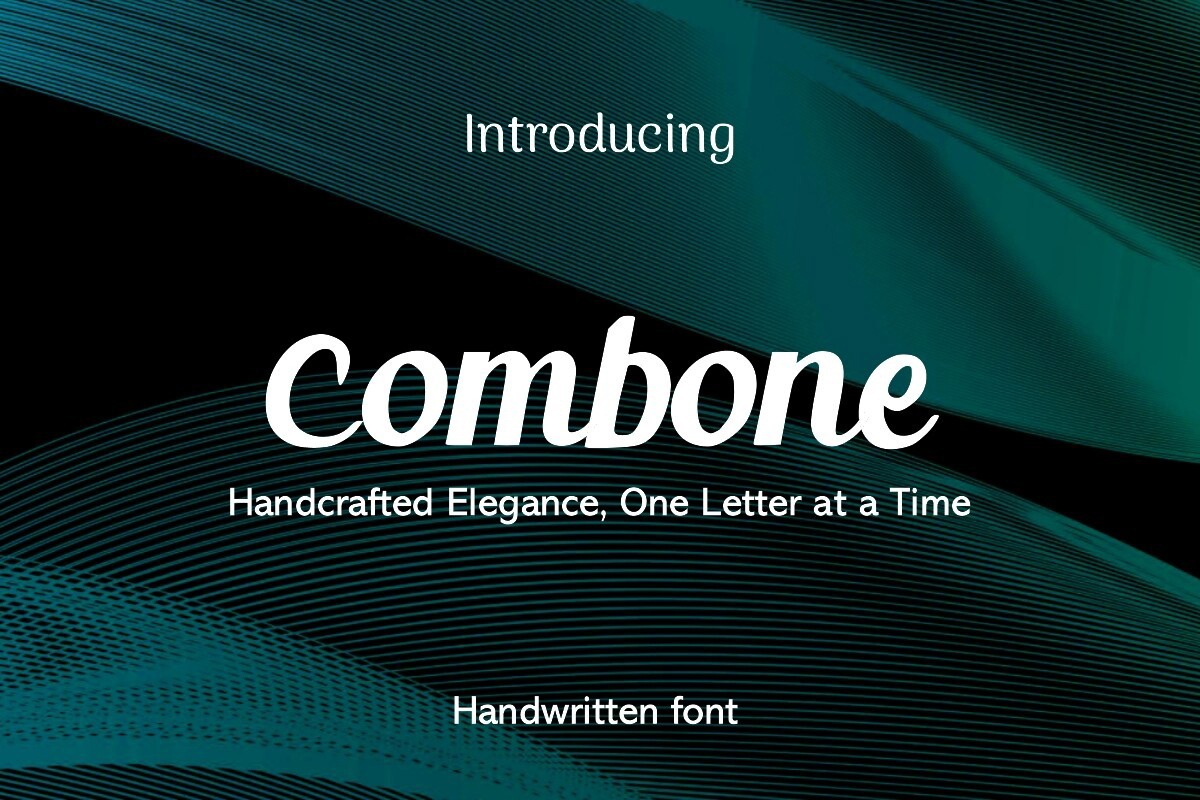 Fuente Combone Handwritten